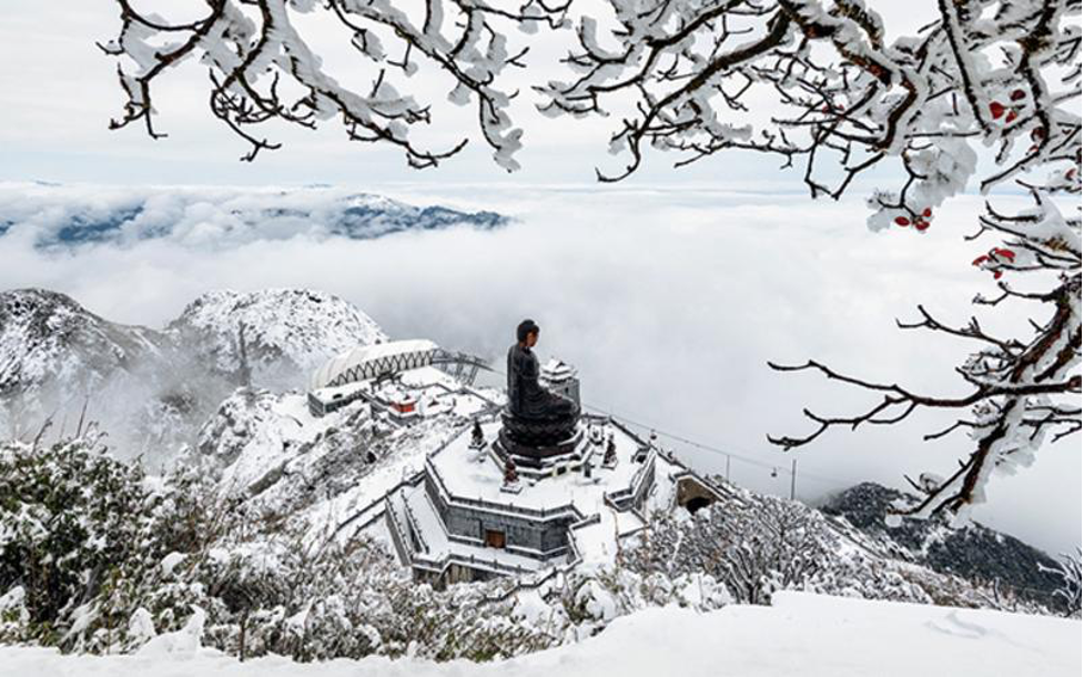 被白雪覆蓋的城市 – 沙壩