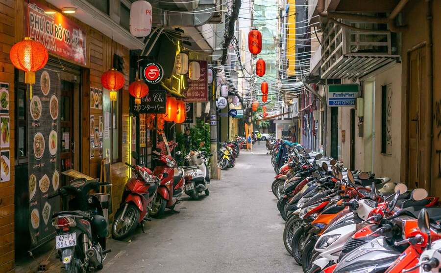 胡志明市的日本街 繁華城市中的日本小角落