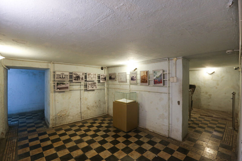 嘉隆宮內由吳廷琰建造的避難地道內部