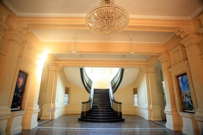 接待遊客參觀的接待大廳空間