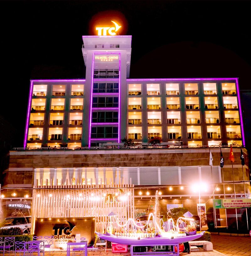 TTC Hotel 芹苴是您芹苴一日遊的理想且高檔住宿選擇。