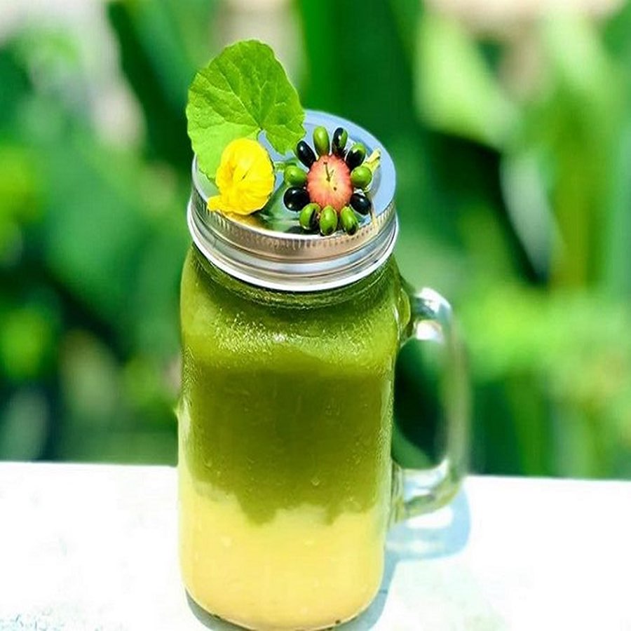 綠豆青草汁