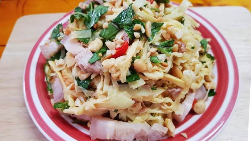 拌山筍是廣南人常見的鄉土小吃