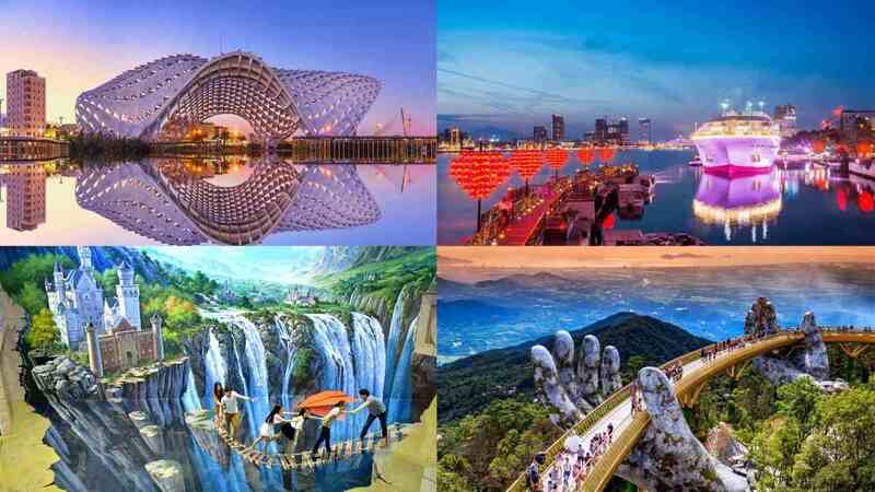 峴港是一座現代化的海濱城市，擁有乾淨的海灘與完善的旅遊基礎設施。 