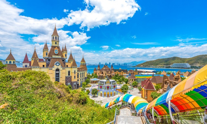 VinWonders Nha Trang 是越南最大的海島主題樂園之一。