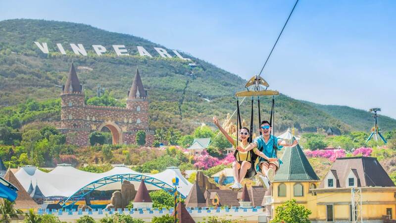 VinWonders Nha Trang 擁有主題樂園、水上樂園與跨海纜車，是親子旅遊首選。 