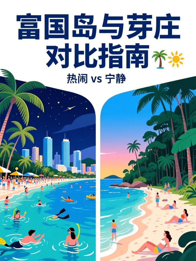 芽莊與富國島各具魅力，選擇適合自己的目的地，才能享受更完整的越南海島之旅 
